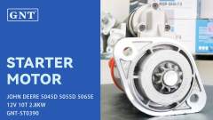 12V 10T Starter compatible with JOHN DEERE 5045D Engine RE516455 RE519568 RE519975 RE533976 RE60641 RE63010 SE501425 SE501852 SE501861