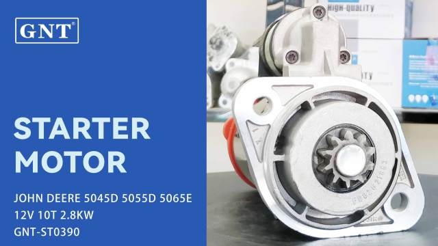 12V 10T Starter compatible with JOHN DEERE 5045D Engine RE516455 RE519568 RE519975 RE533976 RE60641 RE63010 SE501425 SE501852 SE501861