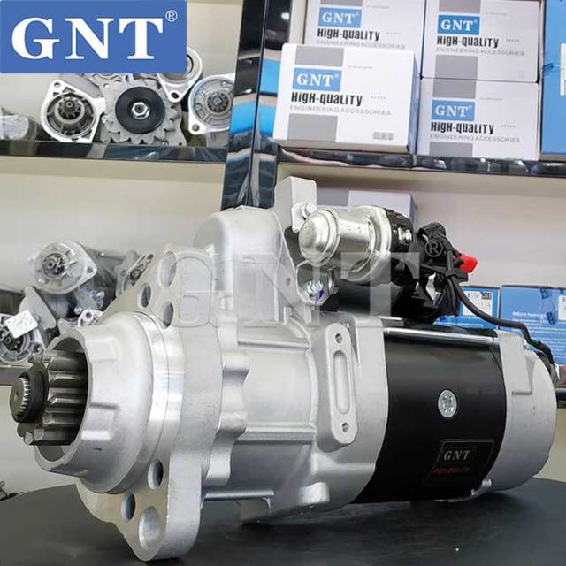 12V 12T Starter compatible with VOLVO D12 Engine 6V3948 6V3954 6V4214 7G9132 7T9255 8C3595 8C3643 OR2189 OR4260 OR4265 OR5216 OR5218