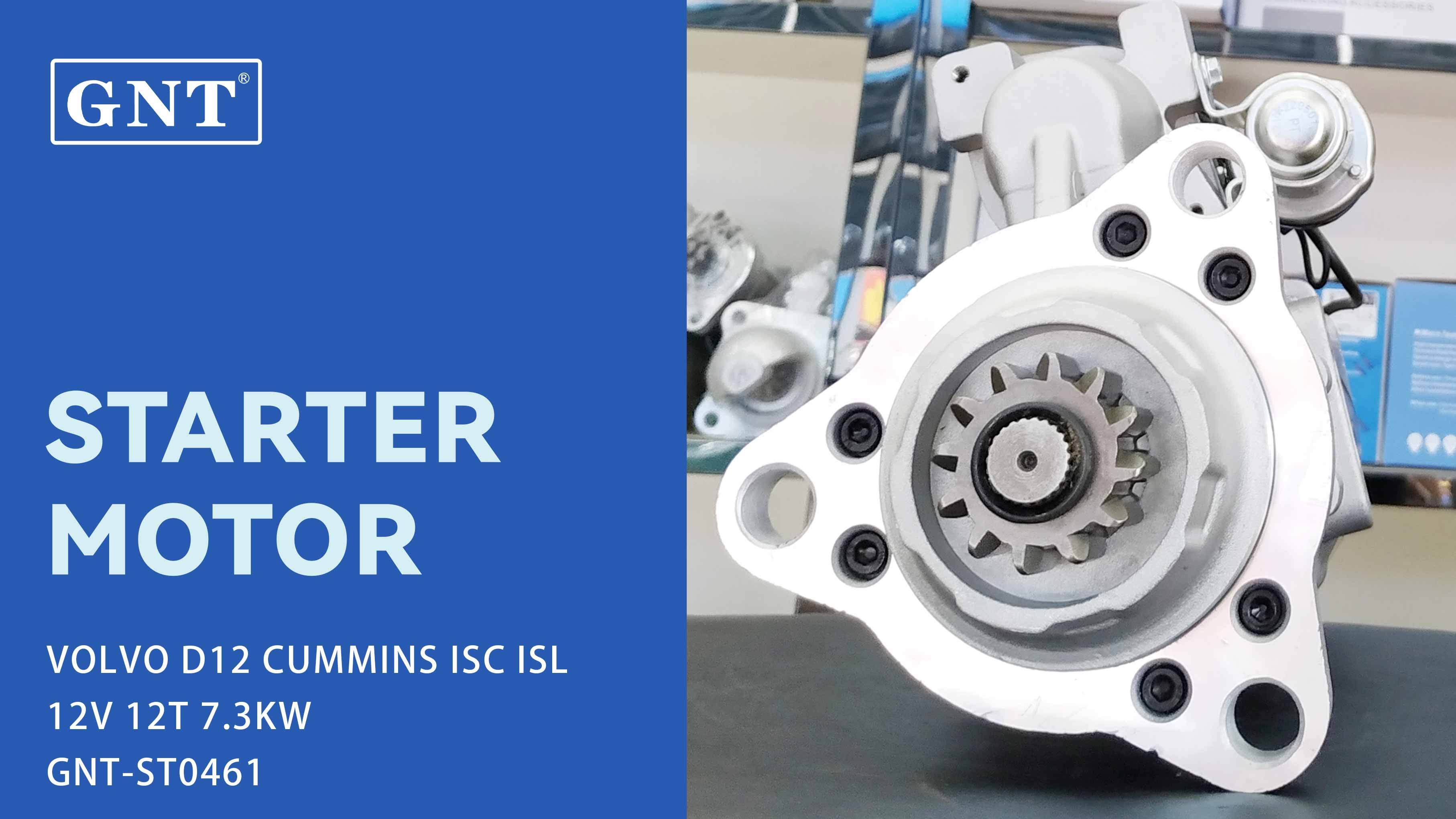 12V 12T Starter compatible with VOLVO D12 Engine 6V3948 6V3954 6V4214 7G9132 7T9255 8C3595 8C3643 OR2189 OR4260 OR4265 OR5216 OR5218