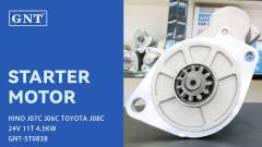 24V 11T Starter compatible with HINO J08C Engine 281002710 281002730 281002742 2810078062 2810078063 28100E0018 28100E0350 F042001003