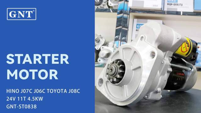 24V 11T Starter compatible with HINO J08C J07C Engine 03505020512 03555020016 03555020019 03555020040 03555020041 PA510015 PA510030