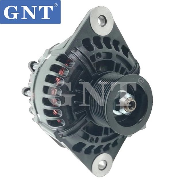 24V 120A Alternator compatible with New Holland W190C W230C Engine  0124655134 0124655253 5283555 5332604 5681782 84383847 ALP3736LK