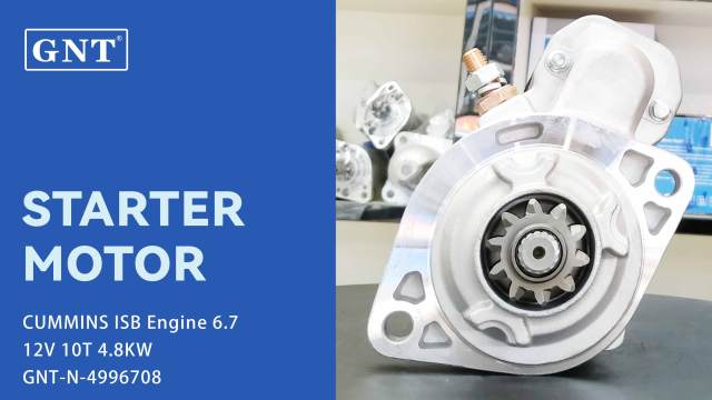 12V 10T Starter compatible with CUMMINS ISB 6.7 Engine 4996708 4280007110 4280009940 CST40487AS STN6708WA STN6708LP STN6708NL 4996709