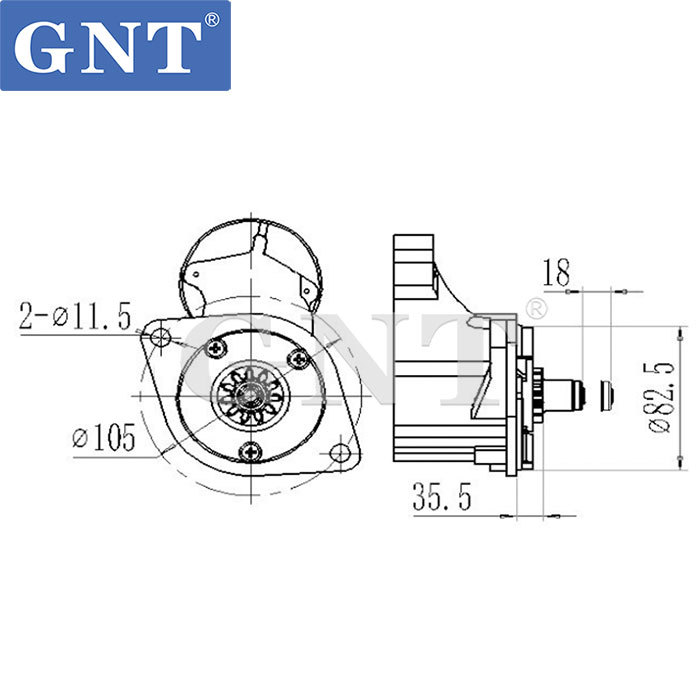 BOBCAT Starter motor for JOHN DEERE CATTON PICKERS 9930 410-52049, 410-52056, RE19275, RE41799, RE51447, RE51694, RE54092
