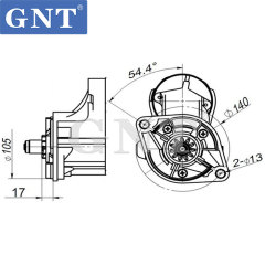 12V 11T 2.5KW TOYOTA LAND CRUISER Starter Motor 2810047070, 2810047071, 2810047080, 2810047081, DRS3186, 110583, STN2583