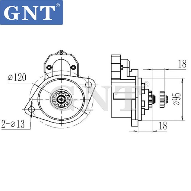 5256155 QSB3.3 Starter Motor CUMMINS engine 428000-6802 4280006800 4280006801 42800068021 4280006802, 70024277, 31791096
