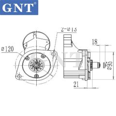 Wholesale ISUZU 4BG1 Starter Motor 0240003120, 0240003121, 0240003122, 0240003123, 024000325, 0240003250, 0240003251, 0240003252