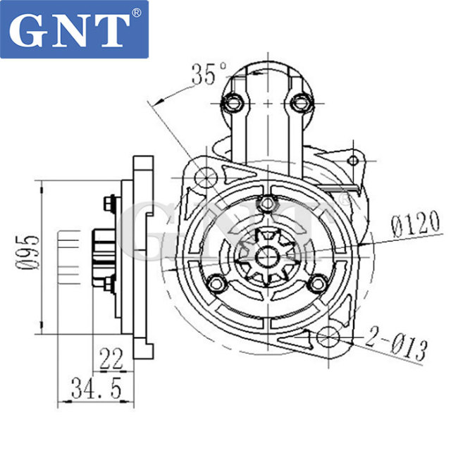 12V 9T Starter compatible with YANMAR TK486 Engine S13407 S13407A S13407B S13407C 452177 452324 8452177 8452324 STH0019BA STH0019DJ