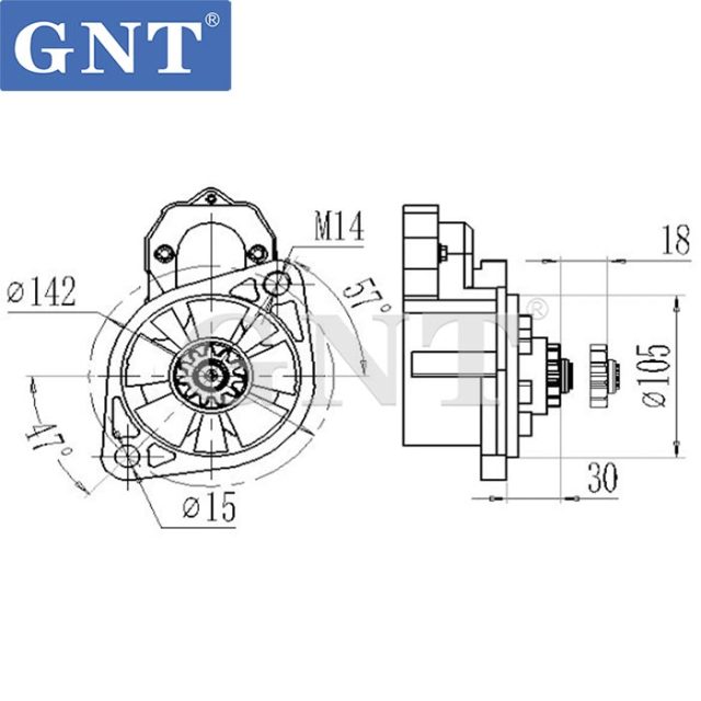 12V 11T Starter compatible with TOYOTA N04C Series Engine 4280004620 4280004622 CST40000AS 2810078150 STN4622LP STN4622NL STN4622
