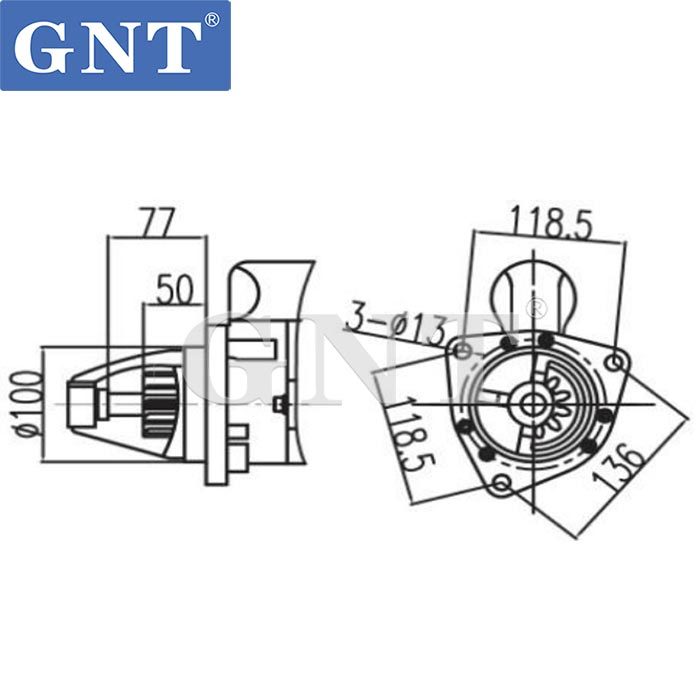 KOMATSU Starter Motor for 6D105 Engine 0-23000-2570 0-23000-2571 0230001230 0230001231 0230001270 0230002570 0230002571 6008134650