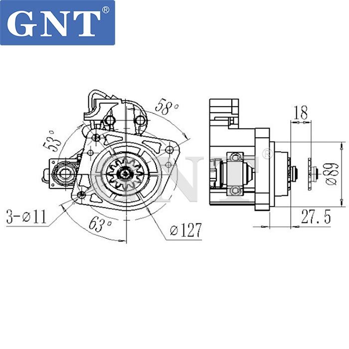 24V 12T 5.5KW VOLVO EC240 EC290 D7D D7E Starter Motor CST35636ES, CST35636GS, CST3563605, CST35636RS