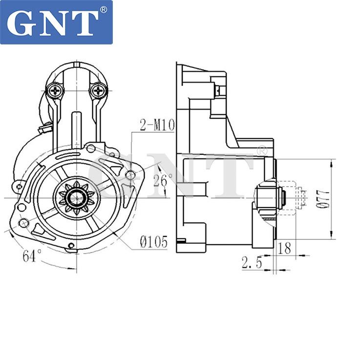 Hyundai Starter D4BF Diesel MITSUBISHI 3610042010, 3610042011, 3610042011AT, 438123, 455905, 600219, 600939, 603052T, M000A06101