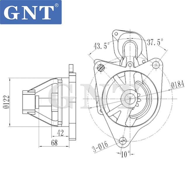 HINO ENGINE EM100 Starter Motor﻿ 0330-602-0110, 03306020110, 0340-702-0040, 0340-702-0041, 0340-702-0050, 0340-702-0051