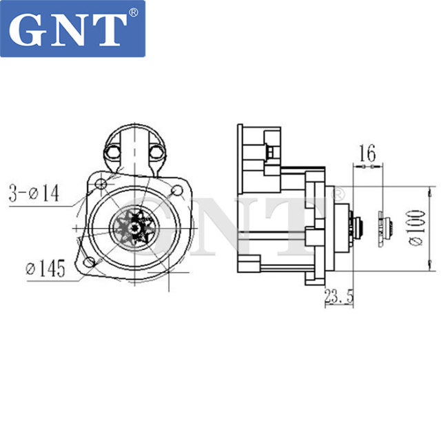 12V 9T 3.5KW Starter Motor compatible with MITSUBISHI 4D31 Engine 485718400 M002T54271 M002T54272 M2T54271 M2T54272 ME007433 114334