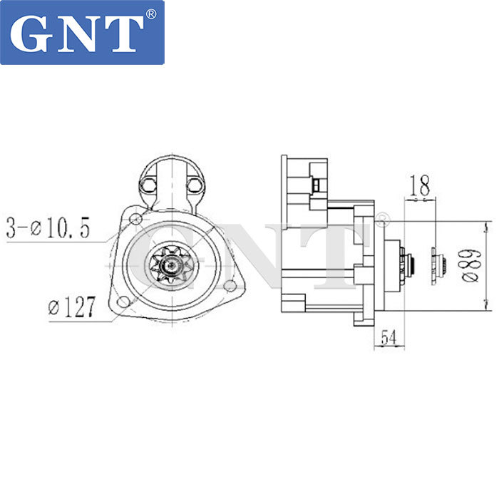 CASE COMBINES 7120 IVECO Starter Motor 228000-5641, 2995138, 42498714, 504025884, 5802121, 82799432760, CS1383