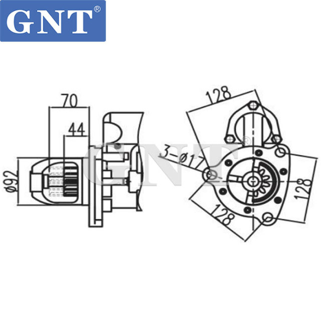 24V 11T Starter compatible with KOMATSU 6D170 Engine 0230003331 0230004530 0230006213 0230006520 0230006521 0230006522 0230006523 0230006524