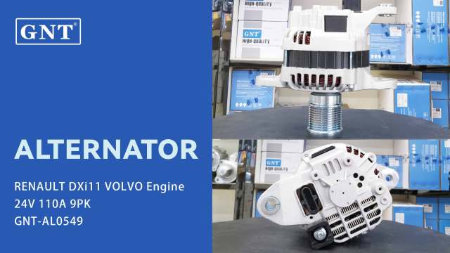 24V 110A Alternator compatible with RENAULT DXi11 VOLVO Engine 21401675 21652996 21652997 85013469 21922765 7421652996 7485013330 7421401683