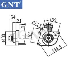 24V 14T Starter Motor compatible with MITSUBISHI 4D30 4D31 SH265 HD512 Engine M003T57575 M008T60271A M3T57575 M8T60271A ME019911