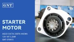 12V 10T Starter compatible with AGCO POWER 33CTA Engine 4377659M1 4377659M2 4377659M3 11131915 11132205 AZE4660 AZE4674 IS1362 MS209