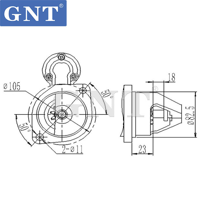 Starter Motor for DEUTZ 4M2011 0001230013, 114320, 04300287, 11131645, 11131862, AZF4167, AZF4229, IS1237, 01181570