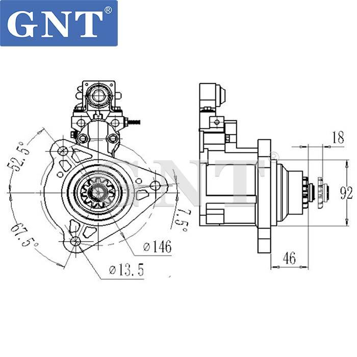 Starter M9T60471, M9T60471AM, M9T60472, M9T60473, M9T61571, M9T61571AM, 19081004, 35017VL, DRS0124, WS11235, LRS02322, LRS2322