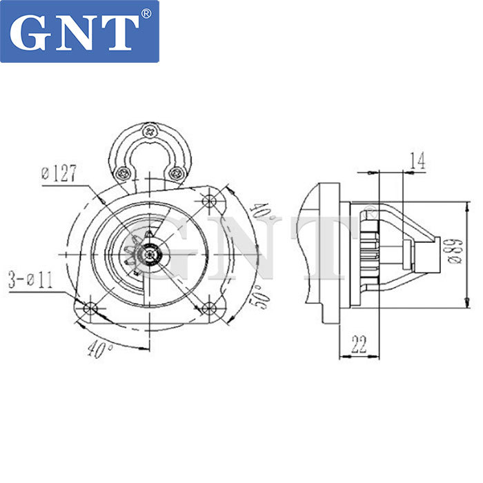 Case IH Tractor 433 533A 633 833 Starter motor 11130705, 11132154, AZE4239, AZJ3243, IS0705, IS1384, 11.130.705, 11.132.154