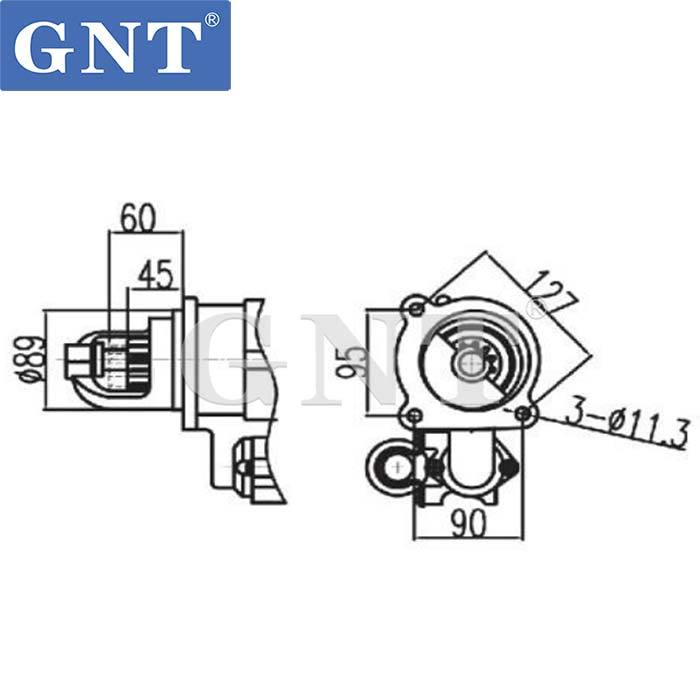 24V 10T Starter compatible with CUMMINS 6BT5.9 Engine 1998488 8200064 11131359 AZF4594 IS1140 71440033 1911961 1912103 860318