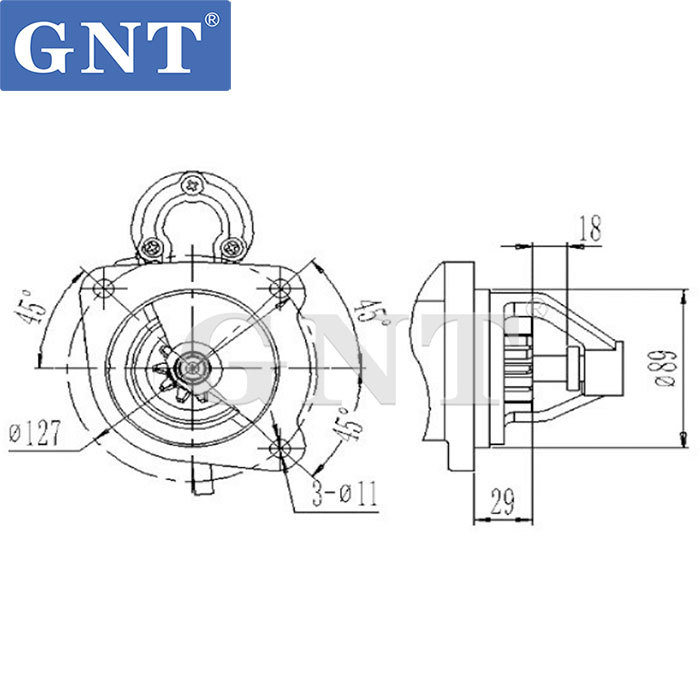 IVECO FIAT LCV STARTER MOTOR 11130142, 11130366, 11130697, 11132325, AZF4362, AZJ3594, MS176, 500325146, JST3019
