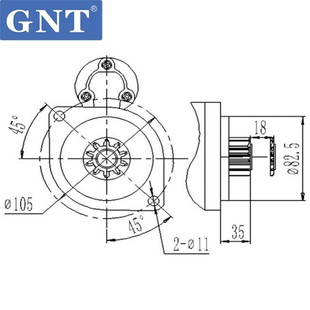BOBCAT Starter motor for JOHN DEERE 9920 5300 9930 5310 5400 5403 5410 TY25971, STA4603ML, STI4603UL, MS293, TM000A28601