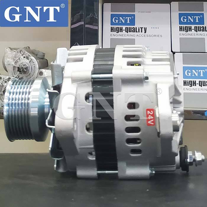 24V 50A Alternator compatible with ISUZU 4HF1 4HK1 Engine 2506151 LR250707 LR250707C LR250707E LR250708 LR250708B LR250708E CAL20610