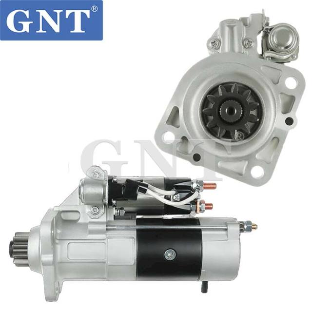 24V 11T Starter compatible with Weichai WD615 Engine M009T64771 M009T64771AM M009T64771ZZ9 M9T64771 M9T64771ZZ9 MS26 STR0132 114435
