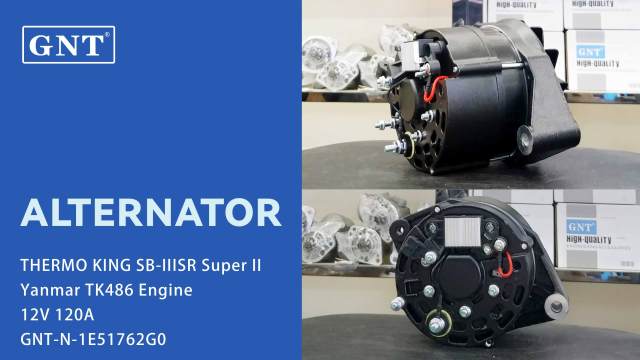 12V 120A Alternator compatible with THERMO KING SB-IIISR Engine 10412571 1E32217G01 1E78291G00 1E78291G02 20415456 412571 415456 415456B