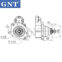 24V 11T Starter compatible with MITSUBISHI 6M70 Engine M009T81671 M009T81672 M009T81771 M9T81671 M9T81672 M9T81771 ME095313 ME164413 ME180048