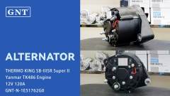 12V 120A Alternator compatible with THERMO KING Super II Engine 452591 5D50461G01 1E51762G 1E32217G02 90156384N 1E51762G0 10415456 10415456B