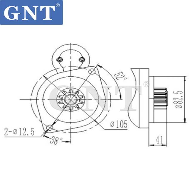 12V 9T Starter compatible with HATZ 1D81C Engine 50195900 50495900 50495900733 50495901 50496201 503534210891 DRS0266 19083005 98417134