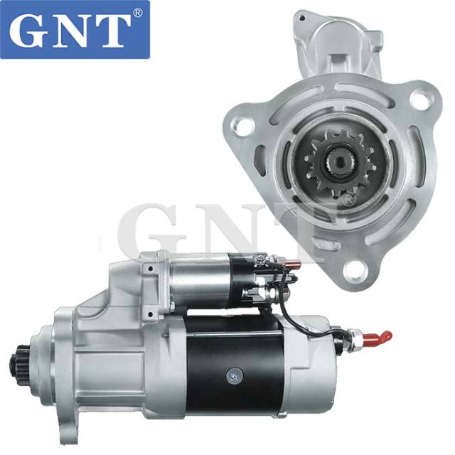 24V 12T Starter compatible with CUMMINS ISC8.3 Engine 1068552 0610000380 10461758 10479276 10479291 19011511 19011524 8200029 8200043