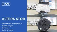 24V 100A Alternator compatible with Deutz BF6M1013 Engine 2871A902 2871A903 2871A901 3789640 0005011080 05011080 2205660 22056600