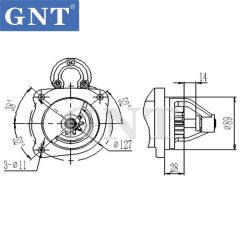 12V 9T Starter compatible with DEUTZ TCD2013 Engine 11130841 11131620 11131754 11131769 11132066 11132137 11132256 AZF4179 AZF4194 AZF4197