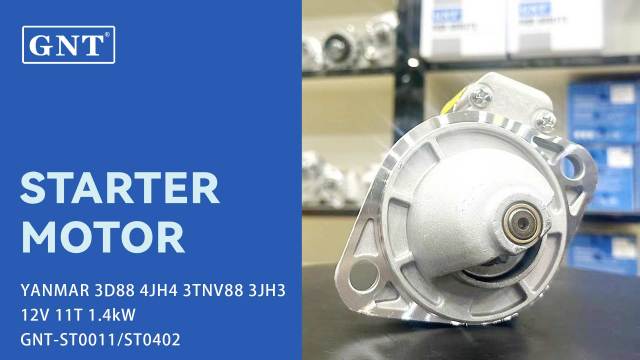 12V 11T YANMAR 4TNE88 Starter motor 12924277010, 12924277050, 12960877010, 12960877011, 12969877010, 42960877010, 47100877010