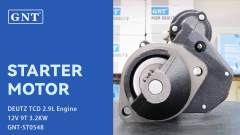 12V 9T Starter compatible with DEUTZ TCD 2.9L Engine 04131602 04606897 11132058 11132377 11132592 11132606 AZE4224 AZE4282