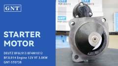 12V 9T Starter compatible with DEUTZ BF6L913 Engine 0001230006 0001230014 0001262001 0001262002 0001262034 0986019020 1986S10048 12153841