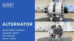 24V 140A GNT Alternator compatible with VOLVO TRUCK TIGERCAT Engine BLP3311 LN110816 115387 LNP-110-816 200619 10663634 BLP3312 BLP3317A