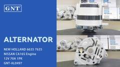 12V 70A Alternator compatible with CASE 4200 Engine 0120489289 0120489290 0120489304 0120489305 0120489345 0120489509 0120489536 0120489594