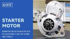24V 10T Starter compatible with KOMATSU 6D102 PC60-8 Engine 3863128 3864298 3864928 3920644 3922474 3957592 395759200 3970101 370226A1 2280007900 2280007901