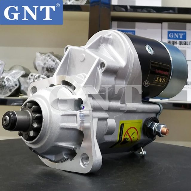 24V 10T Starter compatible with KOMATSU 6D102 Engine 2280001752 2280001753 2280004990 2280004991 2280004992 2280006640 2280006641 2280006670