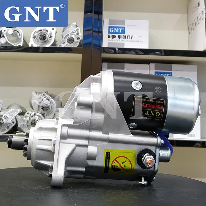 24V 10T Starter compatible with KOMATSU 6D102 Engine 2280001752 2280001753 2280004990 2280004991 2280004992 2280006640 2280006641 2280006670