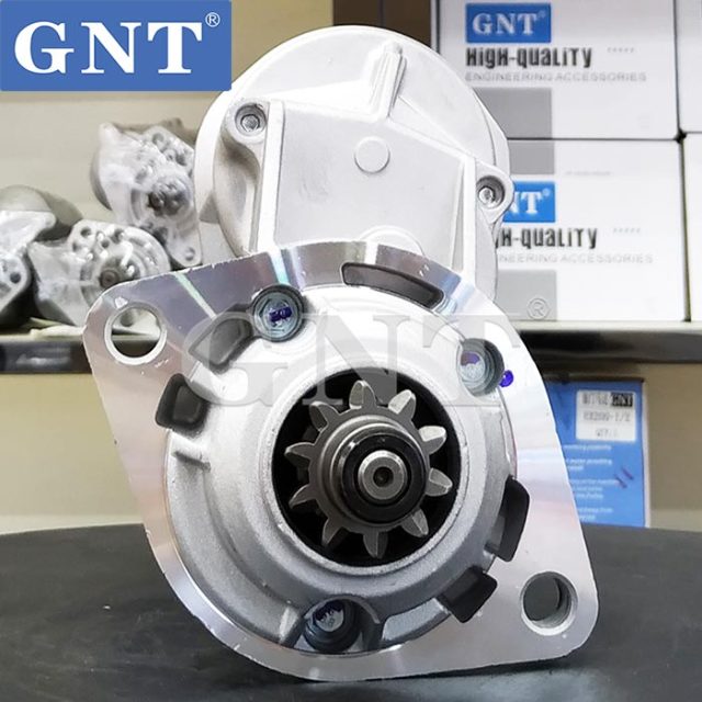 24V 10T Starter compatible with KOMATSU 6D102 WA250 Engine 6008134110 6008134130 6008135110 6008634110 6008634130 6008634131 6008634210