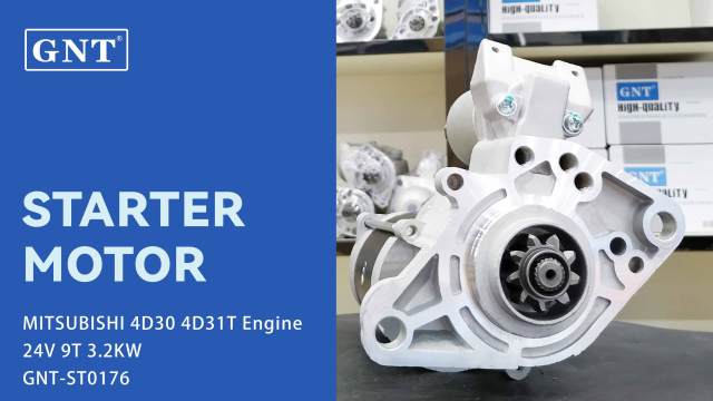 24V 9T Starter compatible with MITSUBISHI 4D30 Engine M2T66872 M2T66873 M2T66881 M2T66882 M2T67871 M2T67872 M2T67873 M2T67881 M2T67882