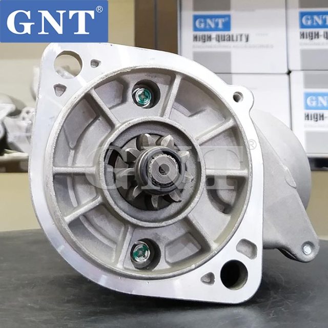 12V 9T Starter compatible with KOMATSU Forklift FD10 Engine 2280002286 2280003920 2280003921 2280802003 DSN2129 3675152RX LRS2188 LRS02188